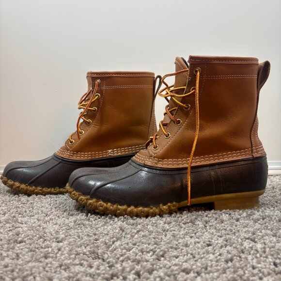 LL BEAN | Authentic Mens Duck Boots | Thinsulate & GORE-TEX | Size 8M - Picture 2 of 7